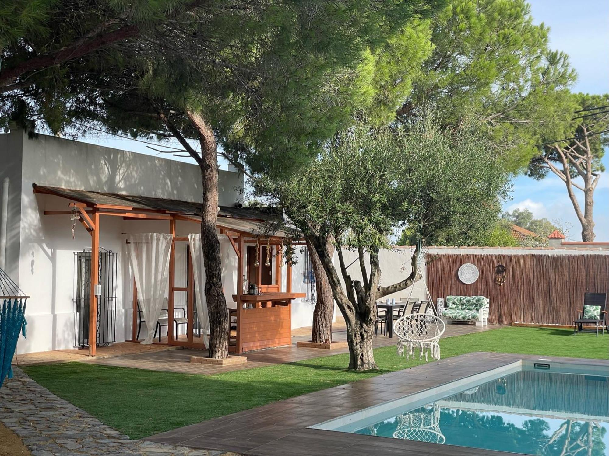 La Marciana - Piscina Pista Tenis Futbol Y Baloncesto Privado - Bungalow Externo Independiente Chiclana de la Frontera Exterior photo